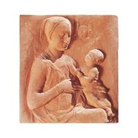 Gartentraum.de Eckiges Wandrelief Madonna mit Kind - Sollievo