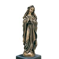 Gartentraum.de Madonna betend als Garten Bronzeguss-Standfigur - Mea Domina