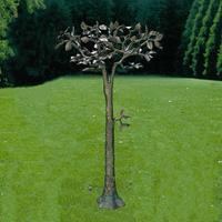 Gartentraum.de Großer Baum aus Bronze mit Patina - 100cm - für Sockel - Pieron