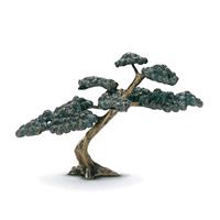 Gartentraum.de Kleiner Bonsai für den Garten aus Bronze mit grünen Blättern - Bonai