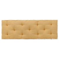 VIDAXL Palettensofa-Kissen Gelb 120x40x7 cm