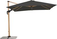 Schneider Schirme Ampelschirm »Rhodos Twist Woody«, LxB: 300x300 cm, mit Schutzhülle und Schirmständer, ohne Wegeplatten