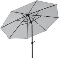 Schneider Schirme Marktschirm »Adria«, Durchmesser 300 cm, silbergrau, rund, ohne Schirmständer