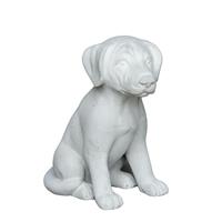 Gartentraum.de Gartenfigur Hundewelpe aus Fi-Beton - modern - Koda