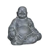 Gartentraum.de Lachender Buddha Gartenfigur aus Polystone - Exanto