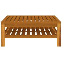 vidaXL 9-tlg. Garten-Lounge-Set mit Creme Kissen Massivholz Akazie 