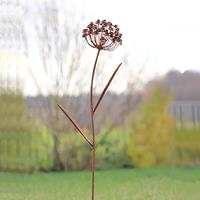 Gartentraum.de Klassische Deko Blume aus Metall für den Garten - Flos Ferrum