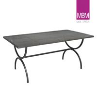 Gartentraum.de Gartentisch rechteckig - MBM - Metall/Eisen - 90x160x73cm - Tisch Romeo