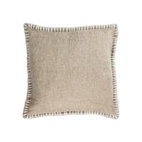 Kave Home Kussenhoes Augustina bruin 45 x 45 cm