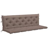 VIDAXL Auflage für Hollywoodschaukel Taupe 180 cm Stoff