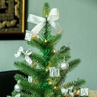 STAR TRADING LED kerstboom met decoratie in zilver