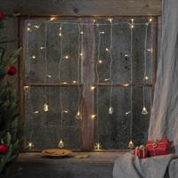 STAR TRADING LED-Lichtervorhang Decy mit Weihnachtsmotiven