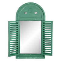 Spiegel Louvre groen / Esschert Design