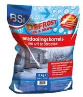 BSi ontdooiingskorrels Defrost ice & snow 8 kg blauw