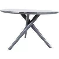 Lesli Living Dining Tuintafel Mojito Ceramic Negro Ã120cm