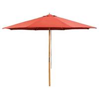 Leen Bakker Houtstok parasol Tropical - terracottakleur - Ã300 cm
