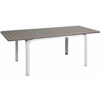 Nardi Ausziehbarer Tisch ' Alloro', Platte aus Durel-Top fÃ¼r den Einsatz im Freien, im Garten und auf der Veranda -140210 x 100 cm /
