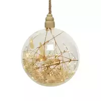 Lumineo Micro Kerstbal d14h80cm-30l transparant