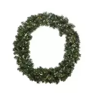 Imperial Kranz grün 40 led ø 50 cm Weihnachtsdeko - Kaemingk