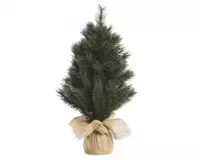 Everlands Norway Mini Tree frosted 90cm Groen-Wit