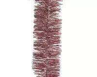 Guirlande lametta | d7 x l270cm | Velours roze