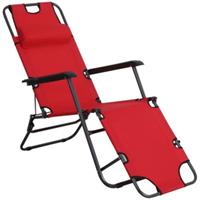 Sunny Ligbank voor buiten ligstoel ligbank zonnebaden relaxen verstelbare armleuning voetsteun
