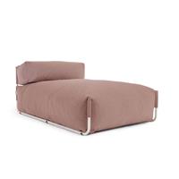 Kave Home Modulaire Outdoor Bank Square Chaise Longue - Terracotta