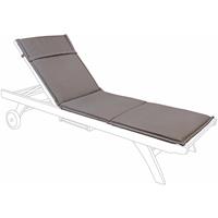 ANDREA BIZZOTTO SPA Kissen fÃ¼r Outdoor-Sonnenliege, wasserabweisend 190 x 62 cm -Choco