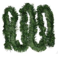 Bellatio 10x Groene kerst decoratie dennenslinger 270 cm -