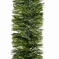 2x Kerstslinger guirlande groen 270 cm -