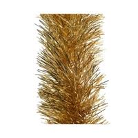 Bellatio 4x Gouden kerstslingers 10 cm breed x 270 cm kerstboomversiering -