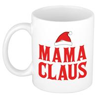 Bellatio Mama Claus koffiemok / theebeker kerst cadeau mama 300 ml -