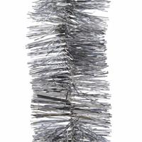 Decoris 6x Zilveren kerstslingers 270 cm kerstboom versieringen -