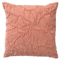 Dutch Decor FLORA - Kussenhoes met patroon 45x45 cm Muted Clay - roze - 