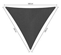 Shadow Comfort driehoek 5x5x5m carbon grey