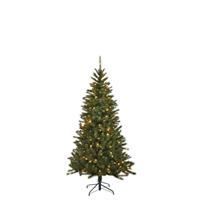 Black Box Finest Kunstkerstboom  120 warmwitte led lampjes  H155 x Ã86  Groen  Groen