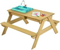 TP Toys Garten-Kindersitzgruppe »Picknicktisch«, für Kinder mit Waschbecken, Holz