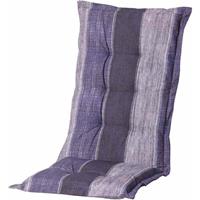 MADISON Denim Stripe blau, Aufage zu Sessel hoch 50% Baumwolle / 50% Polyester