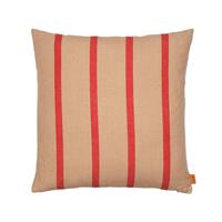 fermliving-collectie ferm LIVING-collectie Kussen Grand Camel/Rood