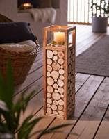 HOME Living Windlichter Holzscheibchen Windlichter natur