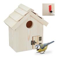 RELAXDAYS Vogelhaus aus Holz natur