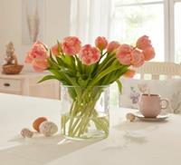 HOME Living Vase SPAR-SET 2x Clear Windlichter transparent