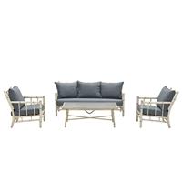 Garden Impressions Tabor loungeset 4-delig - mystic grey