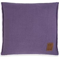 Knit Factory Uni Kussen - Violet - 50x50 cm
