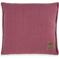 Knit Factory Jesse Kussen - Stone Red - 50x50 cm