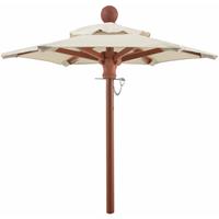 ANNDORA Dekoschirm Tischschirm ca ø 1m rund natural Miniumbrella Sonnenschirm