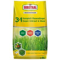 Substral 3in1 Komplettrasendünger gegen Unkraut & Moos 14 kg für 400 m² - 