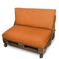 HAPPERS Wasserdichte Palettenkissen mattes Orange Set: Sitz 1 + Rückenteil 1 Orange - Orange