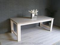 Het Steigerhouthuis Steigerhouten Tafel Budget - 120 x 100 x 78 cm