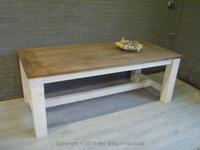 Het Steigerhouthuis Steigerhouten Kloostertafel Verstek - 120 x 80 x 78 cm